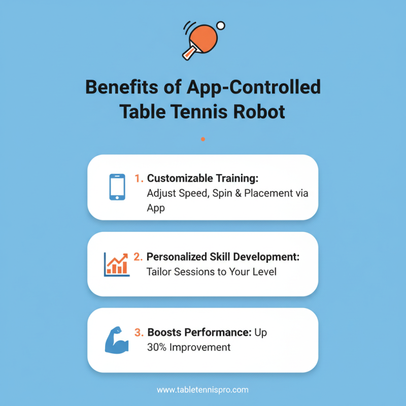 Why Choose an App Controlled Table Tennis Robot for Your Practice Needs?