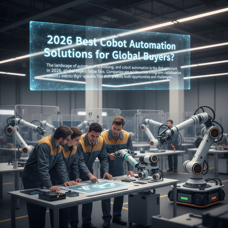 2026 Best Cobot Automation Solutions for Global Buyers?