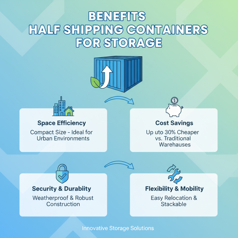 What Are the Benefits of Using Half Shipping Containers?