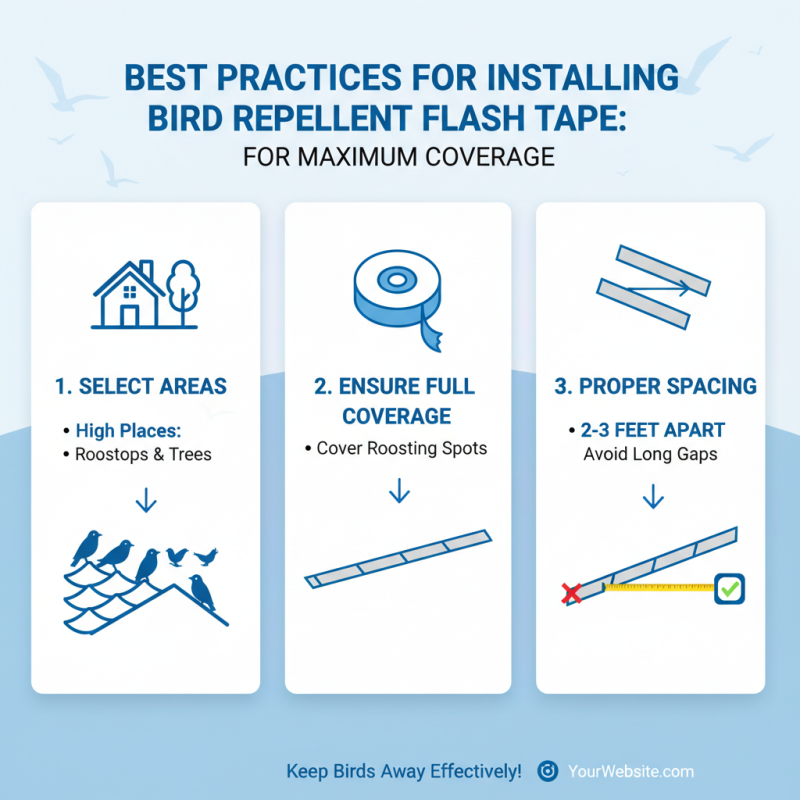 10 Essential Tips for Using Bird Repellent Flash Tape Effectively