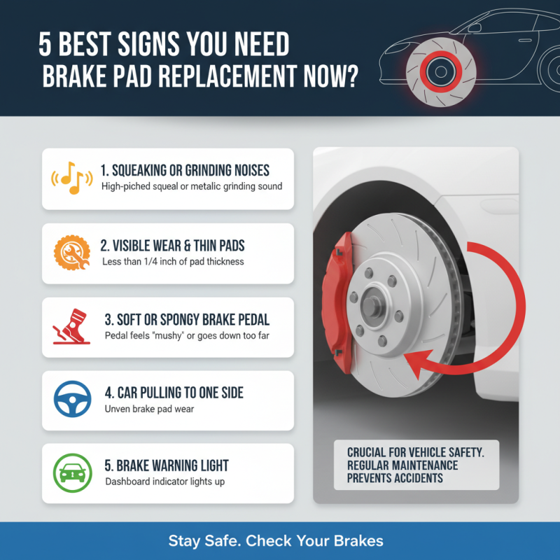 5 Best Signs You Need Brake Pad Replacement Now?