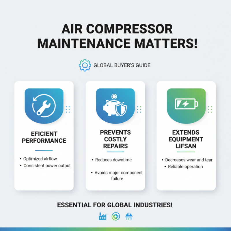 Top Air Compressor Maintenance Tips for Global Buyers?