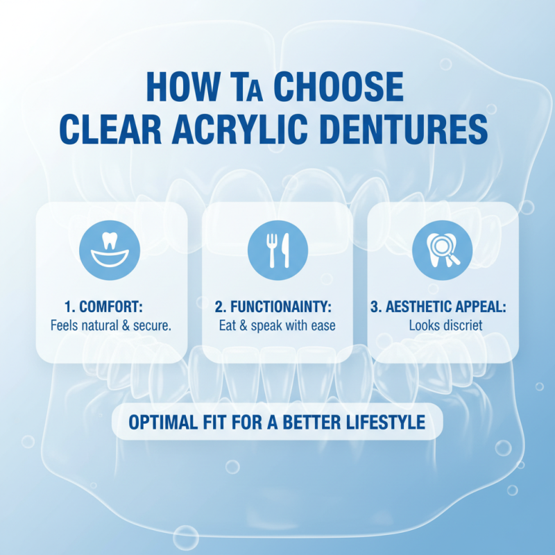 Best Clear Acrylic Dentures for Comfortable Everyday Wear?