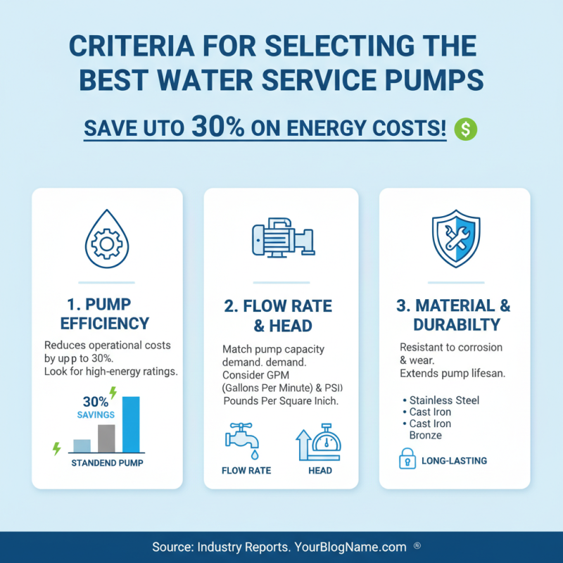 Top 10 Water Service Pumps for Global Buyers in 2026?