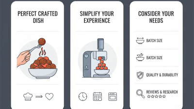 Top 10 Meatball Maker Machines You Need to Try Today?