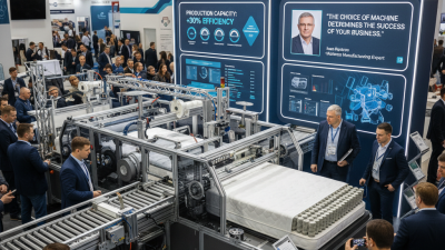 Станок для производства матрасов как выбрать лучший вариант?