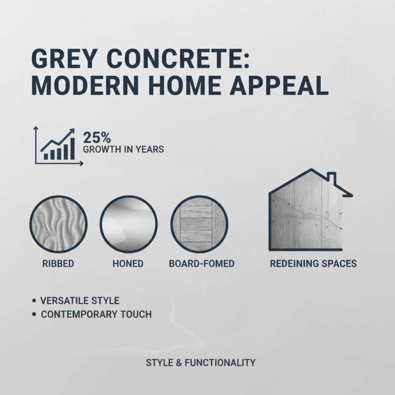 2026 Best Grey Concrete Trends for Modern Home Design?
