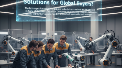 2026 Best Cobot Automation Solutions for Global Buyers?