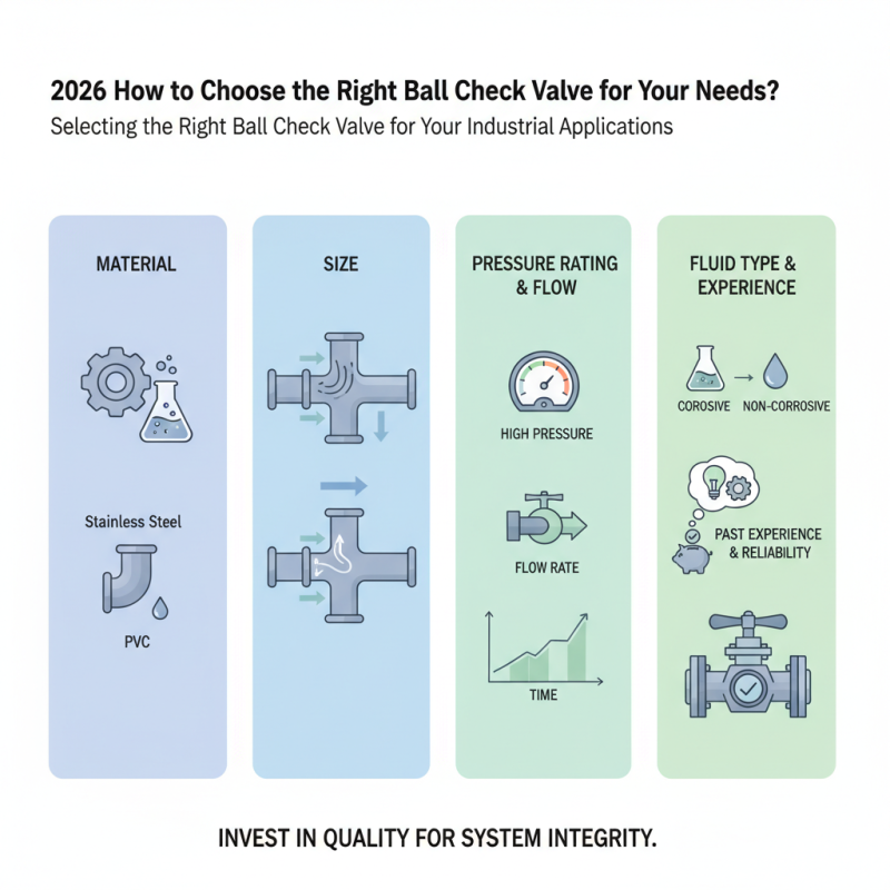 2026 How to Choose the Right Ball Check Valve for Your Needs?