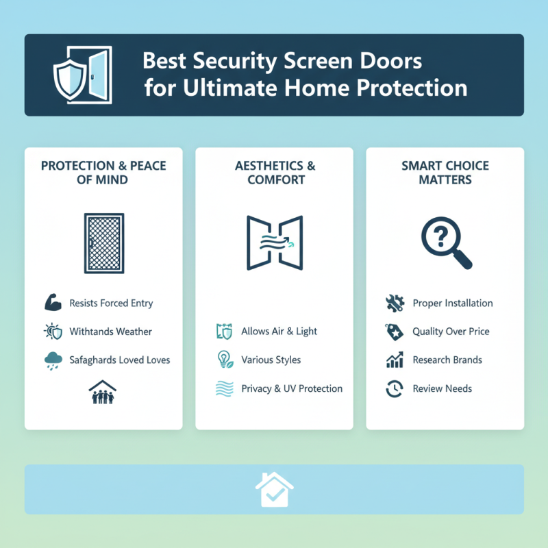 Best Security Screen Doors for Ultimate Home Protection?