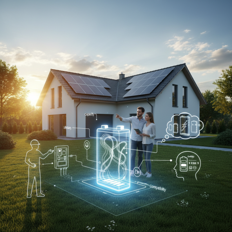 How to Choose the Right Solar Panel Battery for Your Home?