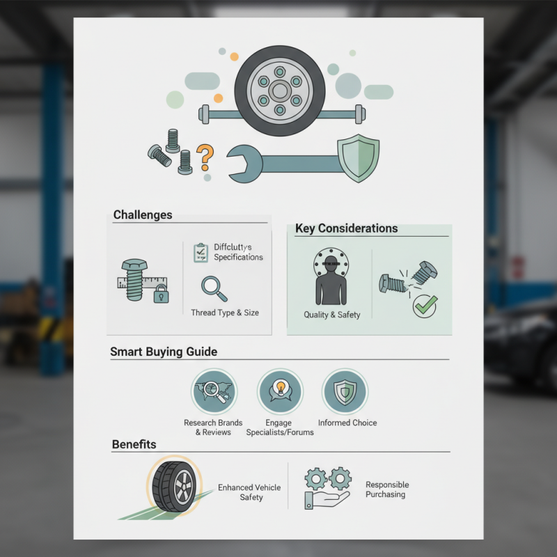 Essential Wheel Stud Bolt Tips for Global Buyers