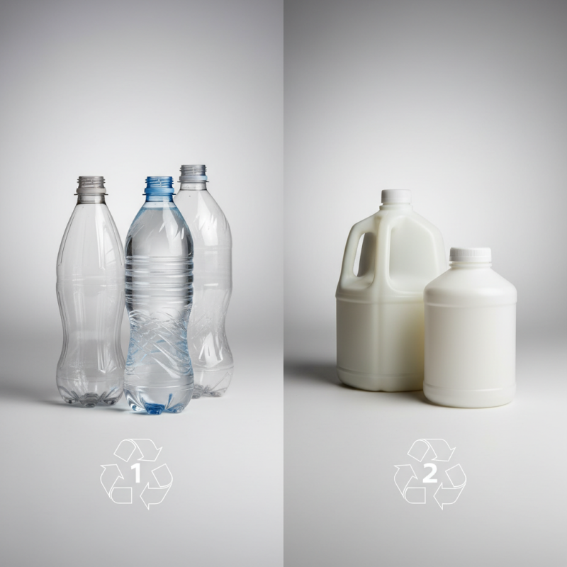 How to Identify the Differences Between PET and HDPE Bottles?