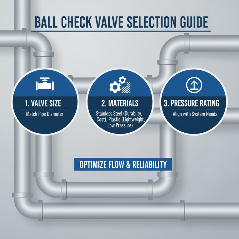 2026 How to Choose the Right Ball Check Valve for Your Needs?