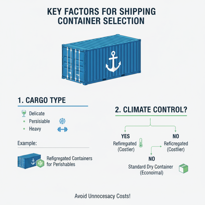 How to Choose the Right Cargo Shipping Container for Your Needs?