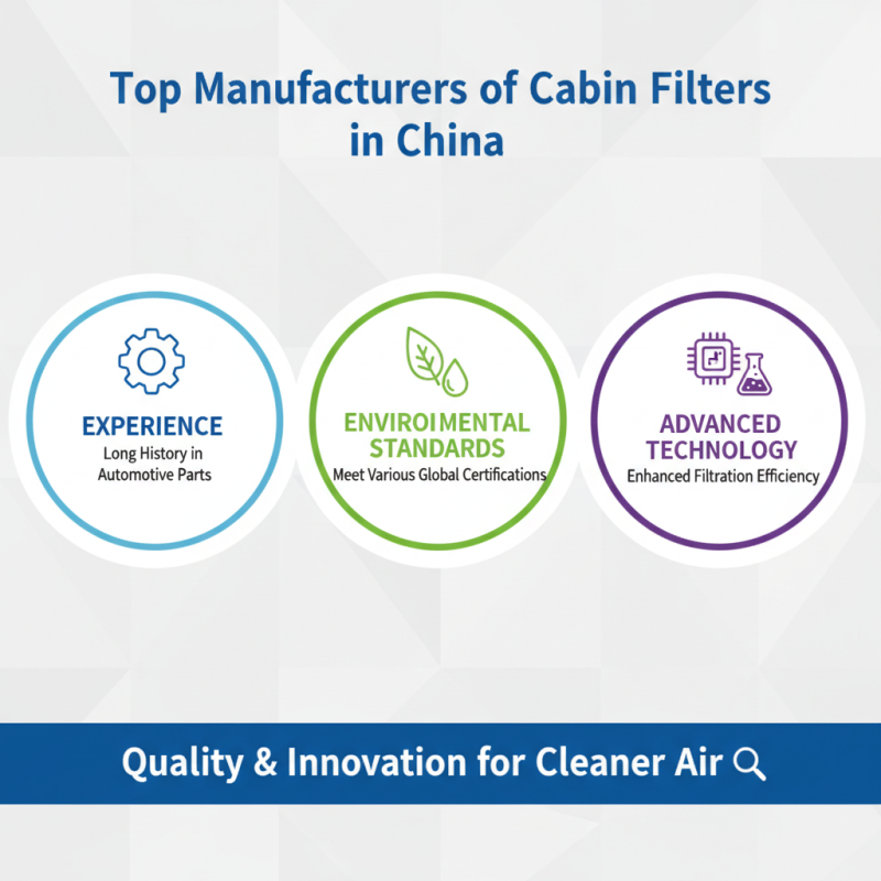 Top Cabin Filter Suppliers in China What to Consider?