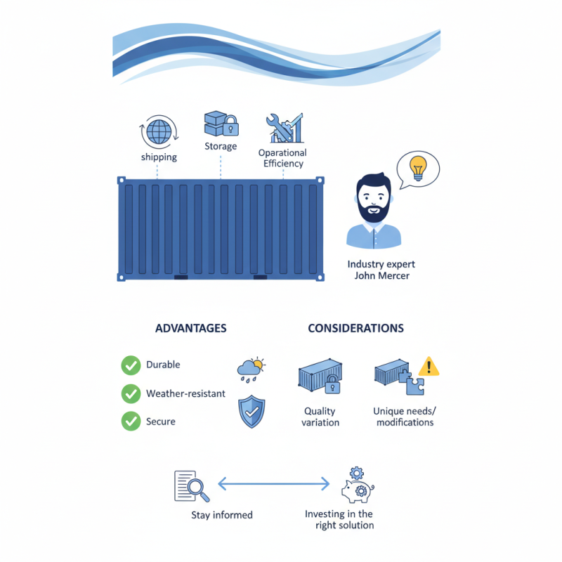 Why Choose Sea Containers for Your Shipping and Storage Needs?