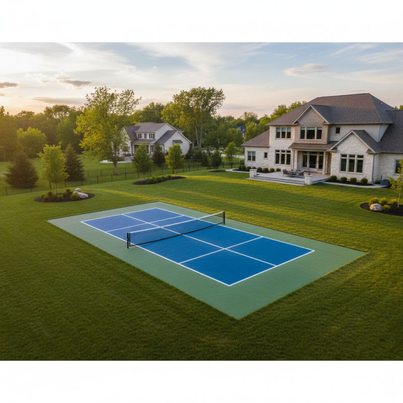 How to Build a Pickleball Sports Court for Your Home?