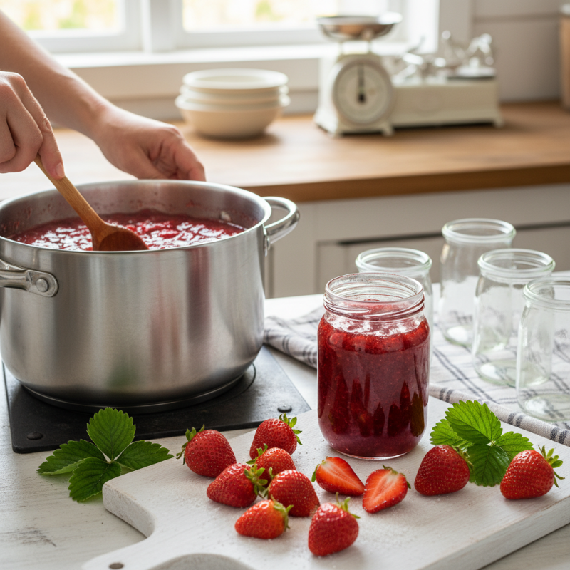 How to Make Strawberry Jam With Jam Sugar Easily?
