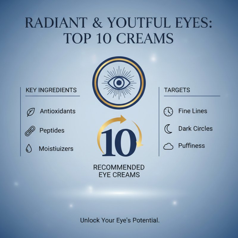 Top 10 Eye Creams for Youthful and Radiant Skin?