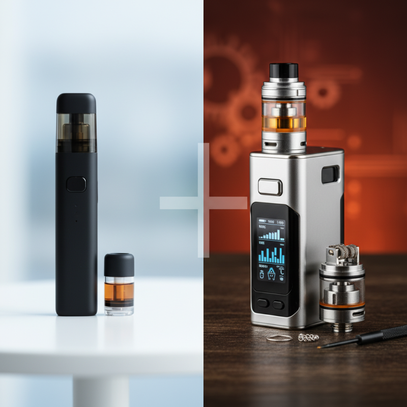 China Top 10 Differences Between Pod Systems and Vape Mods