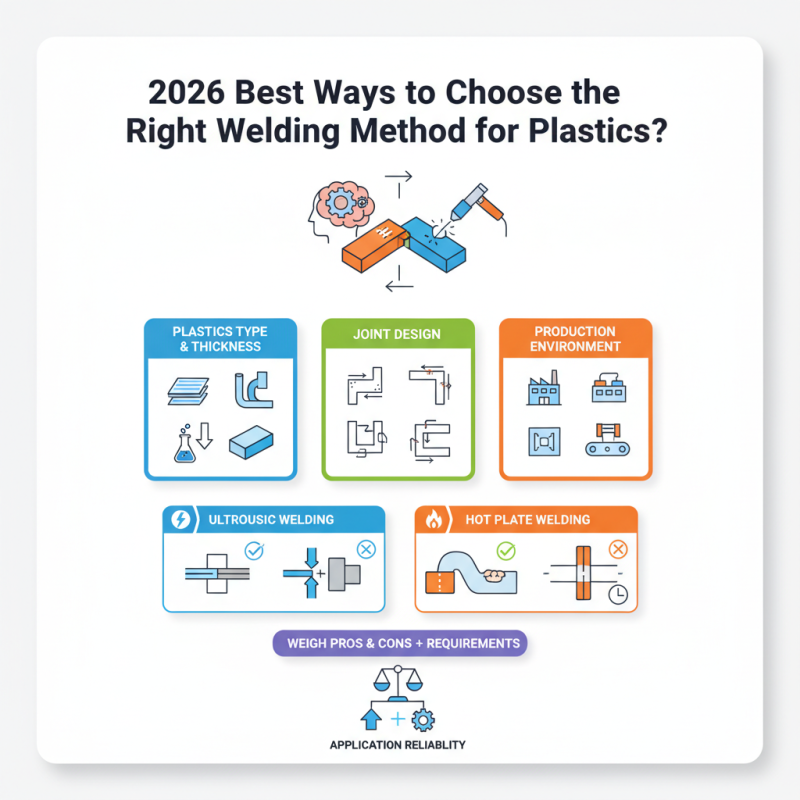 2026 Best Ways to Choose the Right Welding Method for Plastics?