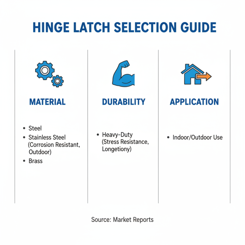 How to Choose the Right Hinge Latch for Your Door Needs?