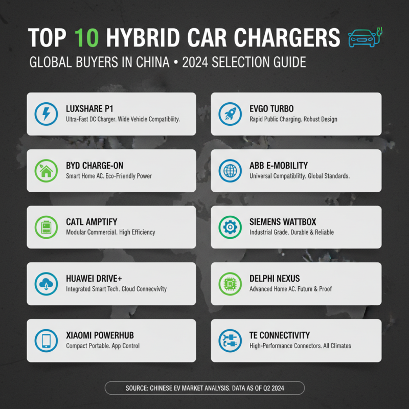 Top 10 Hybrid Car Chargers in China for Global Buyers?