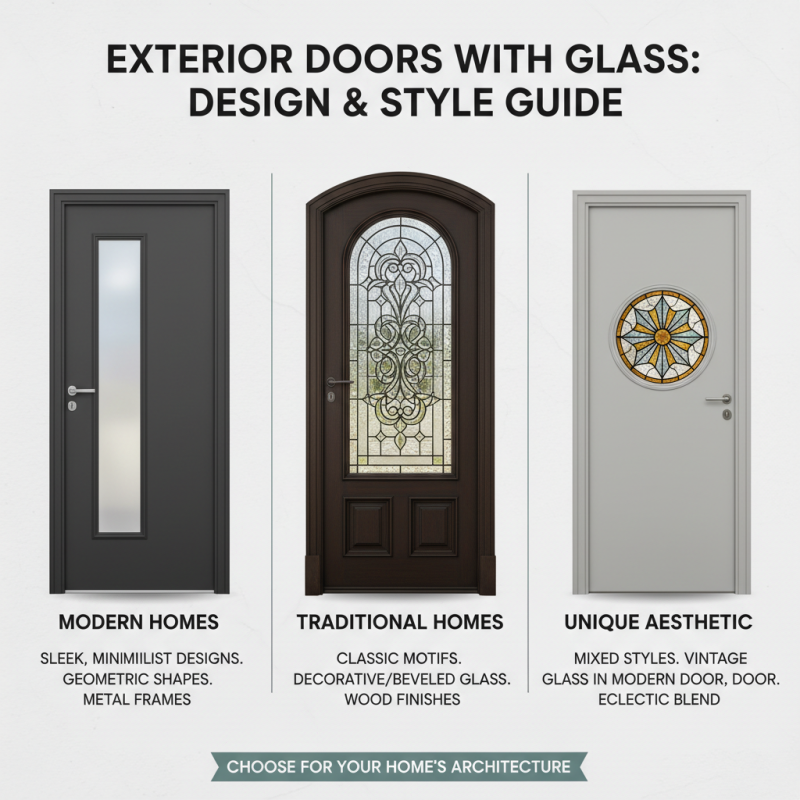 How to Choose Exterior Doors with Glass for Your Home?