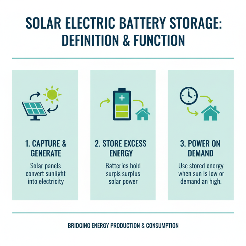 What is Solar Electric Battery Storage and How Does It Work?