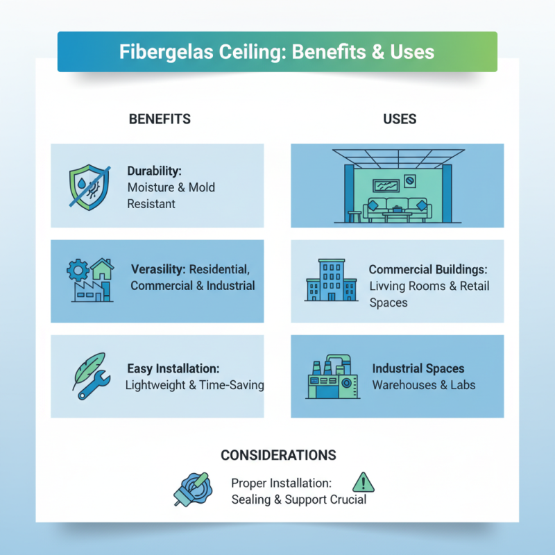 What is Fiberglass Ceiling Benefits and Uses for Buyers?