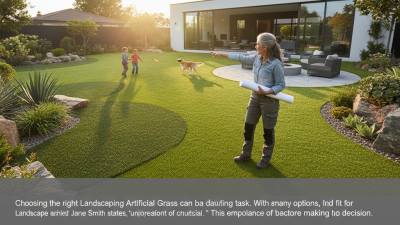 How to Choose the Best Landscaping Artificial Grass for Your Project?
