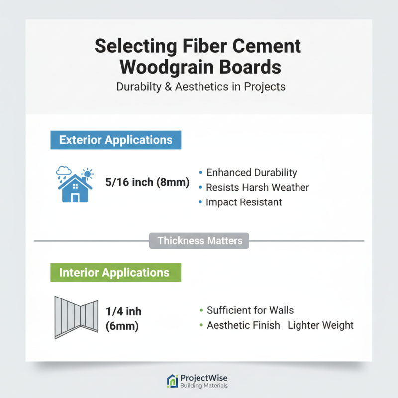 How to Choose the Best Fiber Cement Woodgrain Board for Your Project?