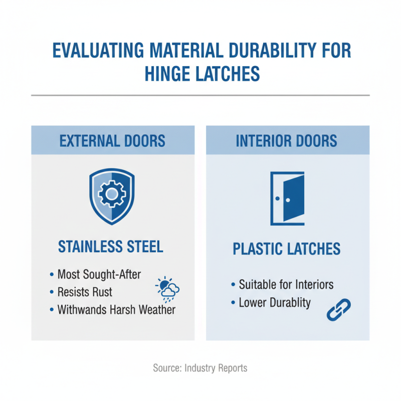 How to Choose the Right Hinge Latch for Your Door Needs?