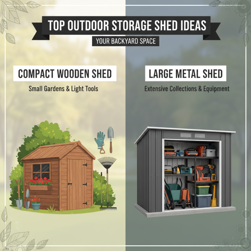Top Outdoor Storage Shed Ideas for Your Backyard Space?