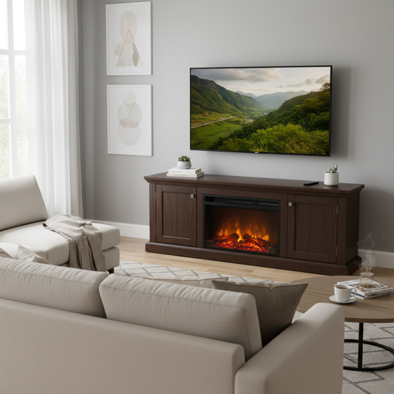 What is an Electric Fireplace TV Console and Its Benefits?