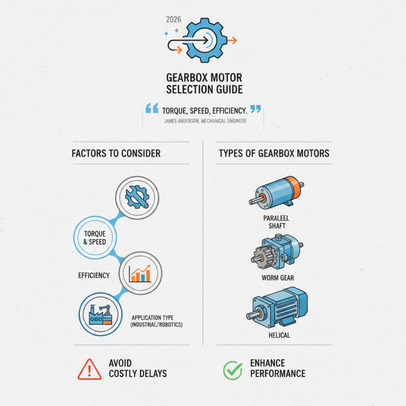 2026 How to Choose the Right Gearbox Motor for Your Needs?