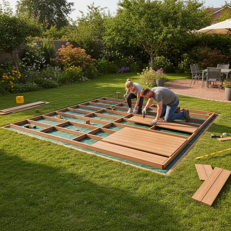 10 Best Steps to Install WPC Decking on Grass?
