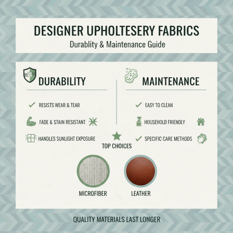 2026 How to Choose Designer Upholstery Fabric for Your Home Decor?