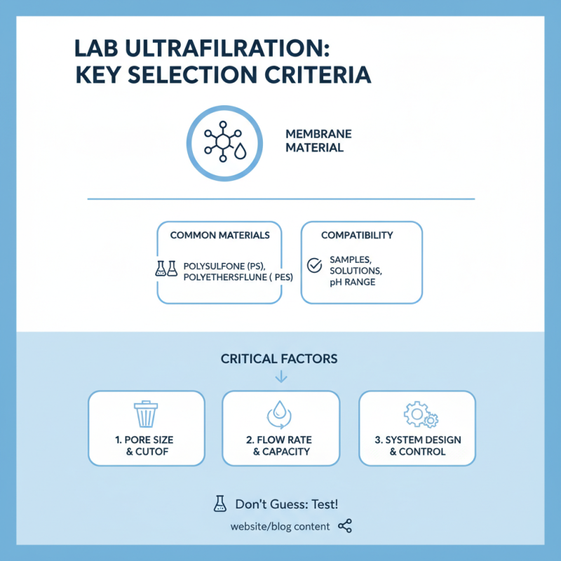 How to Choose the Right Laboratory Ultrafiltration System?