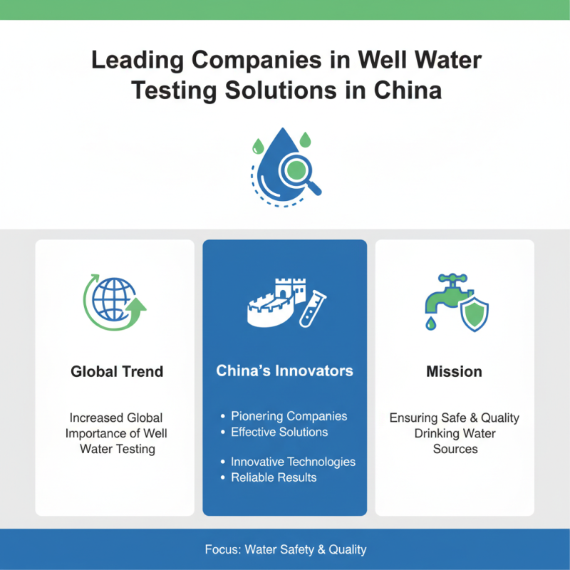 China Top Well Water Testing Solutions for Global Buyers?