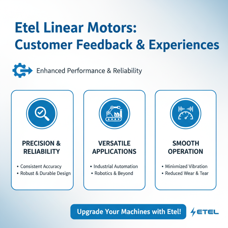 What is the Best Etel Linear Motor for Global Buyers?