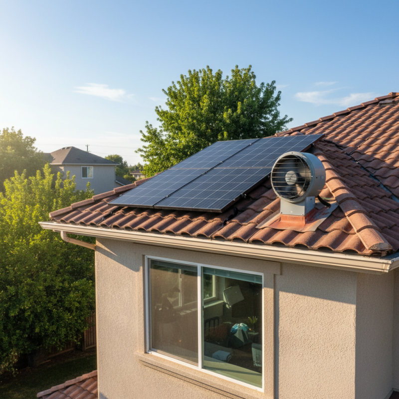 What is a Solar Powered Attic Fan and How Does It Work?