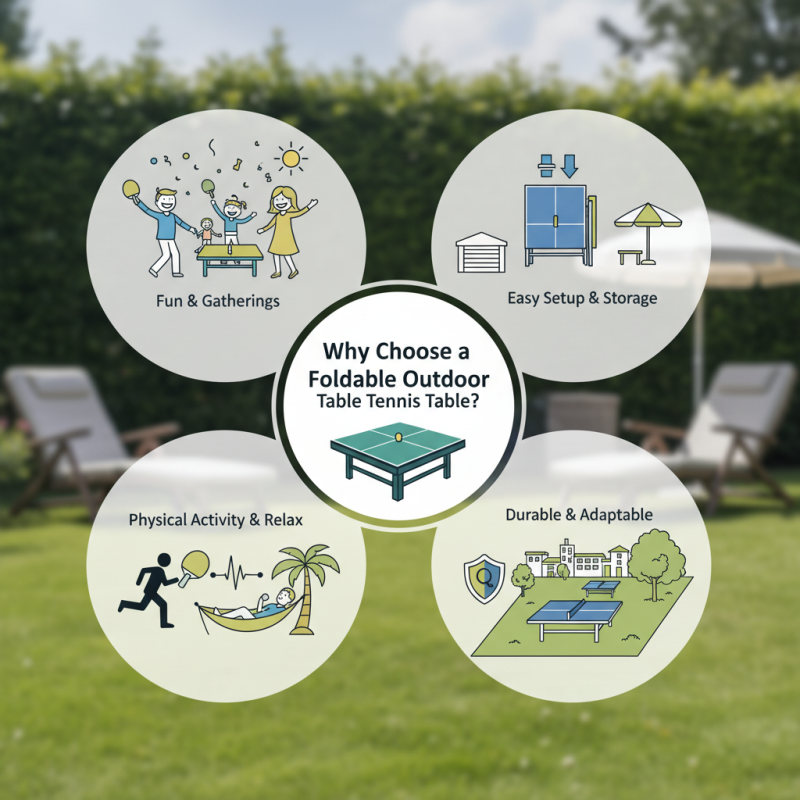 Why Choose a Foldable Outdoor Table Tennis Table for Your Backyard?