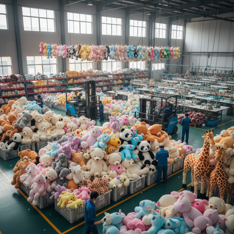 Top 10 Giant Soft Toy Manufacturers in China for Global Buyers?