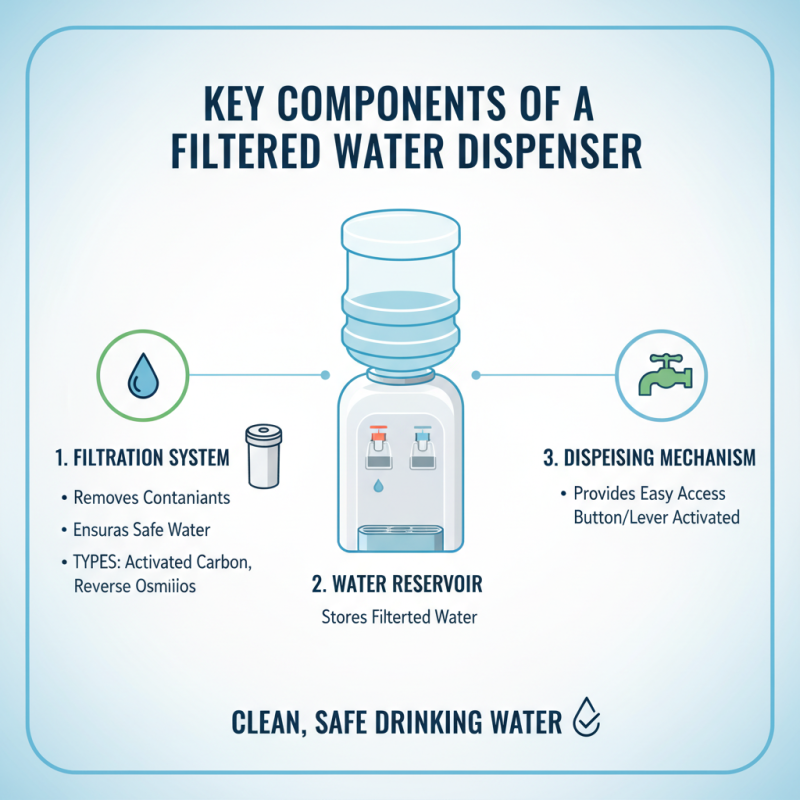 What is a filtered water dispenser and how does it work?