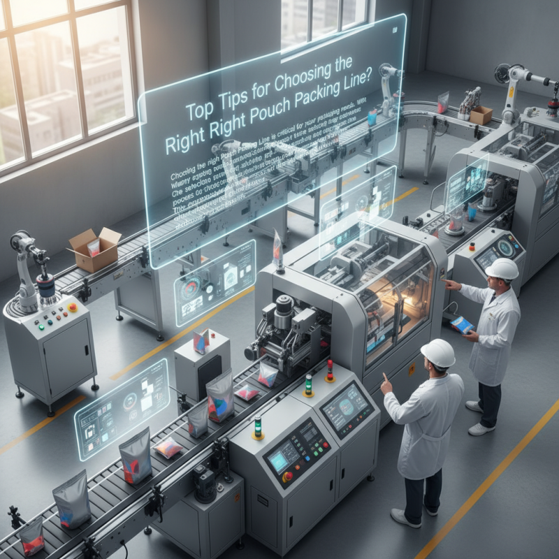 Top Tips for Choosing the Right Pouch Packing Line?