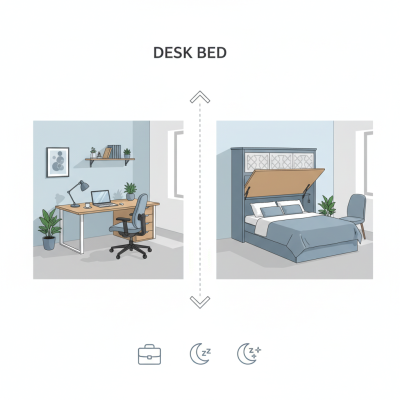 What is a Desk Bed and How Does it Save Space?