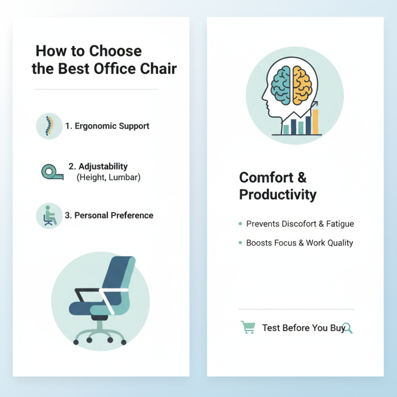 How to Choose the Best Office Chair for Comfort and Productivity?