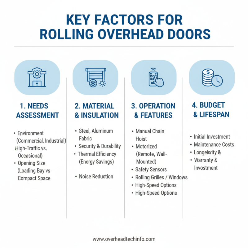2026 How to Choose the Right Rolling Overhead Door for Your Needs?